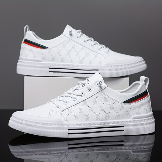Trendy Solid Skate Shoes, Comfy Casual Outdoor Sneakers